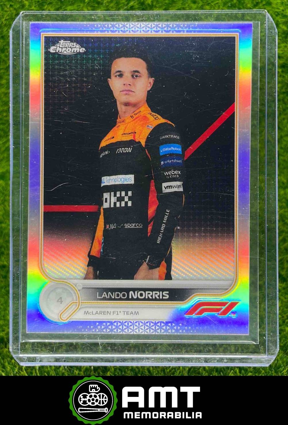 2022 Topps Chrome Formula 1 #33 Lando Norris Refractor