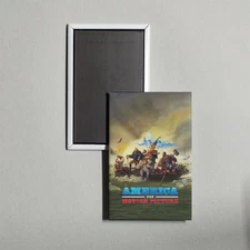 America The Motion Picture Mini Movie Poster Fridge Locker Magnet