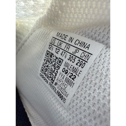 Scarpe da calcio Adidas Freak 23 7v7 SMU da uomo taglia 12,5 oro bianco metallizzato HP2442 - Foto 8 di 10