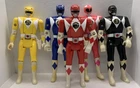 Vintage 1993 Mighty Morphing Power Rangers Flip Head Set Lot Of 5