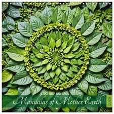 Mandalas of Mother Earth  (Wall Calendar 2026 12" x 24" / 30 x 60 cm (open)) CAL