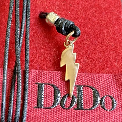 Dodo Pomellato Collana Fulmine Ciondolo Oro Rosa Fuori Produzione