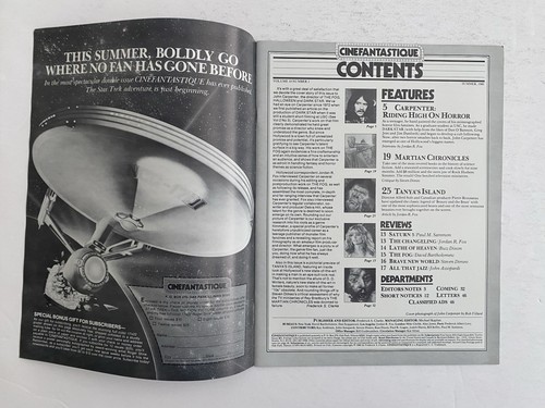 Cinefantastique Magazine Vol. 10 No. 1 Summer 1980 - John Carpenter Cover - Picture 4 of 6