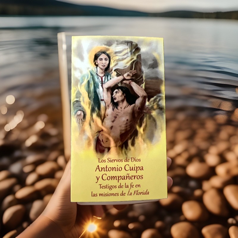 New Antonio Chip y Companions  Spanish Thick Holy Card 2x3.5”