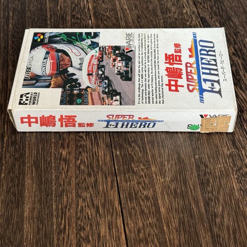 Nintendo Super Famicom Nakajima Satoru Super F-1 Hero En Caja Japón | VENDEDOR DE EE. UU. - Imagen 7 de 12
