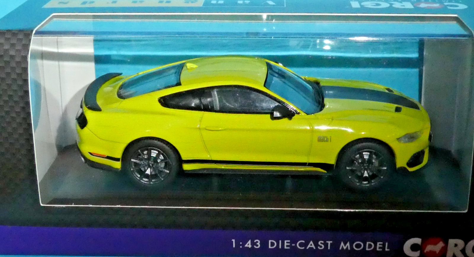 VANGUARDS / CORGI - VA15504 ``FORD MUSTANG MK6 MACH 1 GRABBER YELLOW, LTD 1000 - Image 3