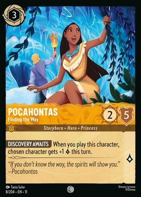 Pocahontas   Finding the Way - FOIL - Winterspell - Lorcana