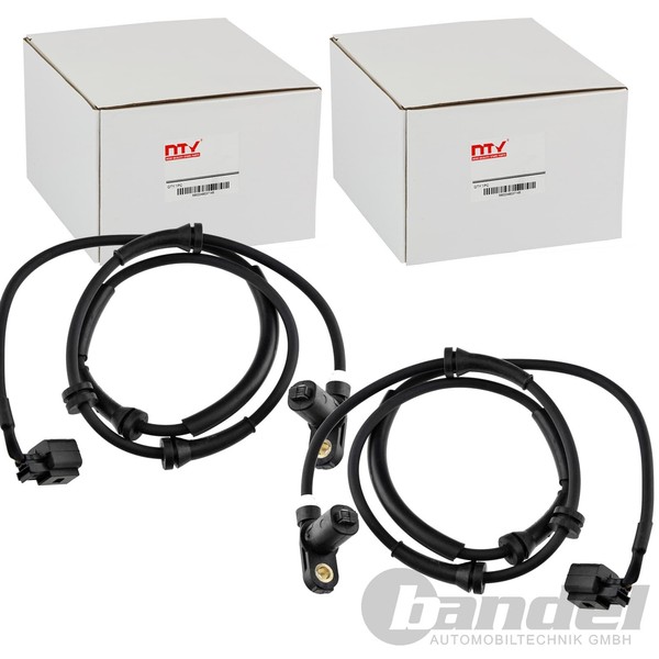 2X NTY ABS-SENSOR Hinten Passend FüR Ford Galaxy Seat Alhambra VW Sharan Links+R-image