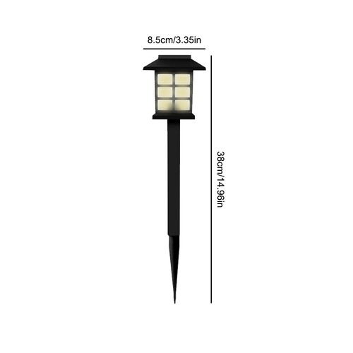 Solar Garden Lights Outdoor Waterproof Landscape LED Lights Pathway Yard - Picture 20 of 22
