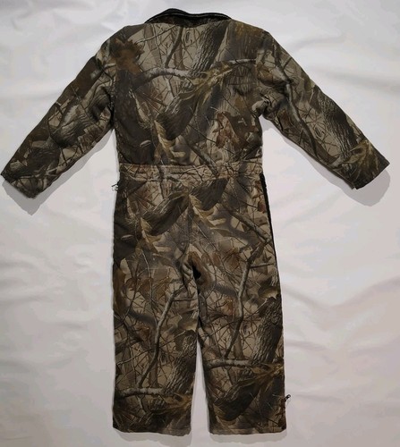 Walls Youth Hunting Coveralls Zip Up Insulated Realtree Camo Youth 8 Regular EUC - Picture 2 of 9