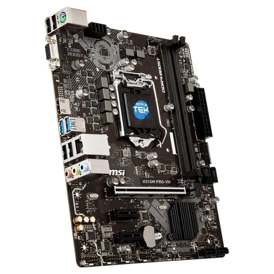 MSI H310M PRO-VDH PLUS PLACA BASE MICRO-ATX OCTAVA NOVENA GENERACIÓN LGA 1151 V2 - Imagen 3 de 4