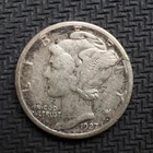 1927  **S**MERCURY   HEAD  SILVER DIME - FREE SHIPPING! C2545