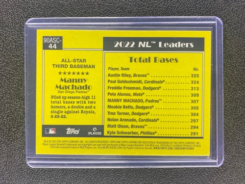 2025 Topps Series 2 Manny Machado Chrome All Stars Mojo Refractor Padres - Bild 2 von 2