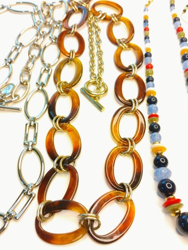 Liz Claiborne LC Jewelry Lot Necklaces Earrings Bracelet Brooches - Imagen 14 de 21