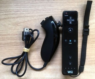 LOT MANETTES NINTENDO Wii WIIMOTE NUNCHUK OFFICIELS FONCTIONNELS BON ÉTAT