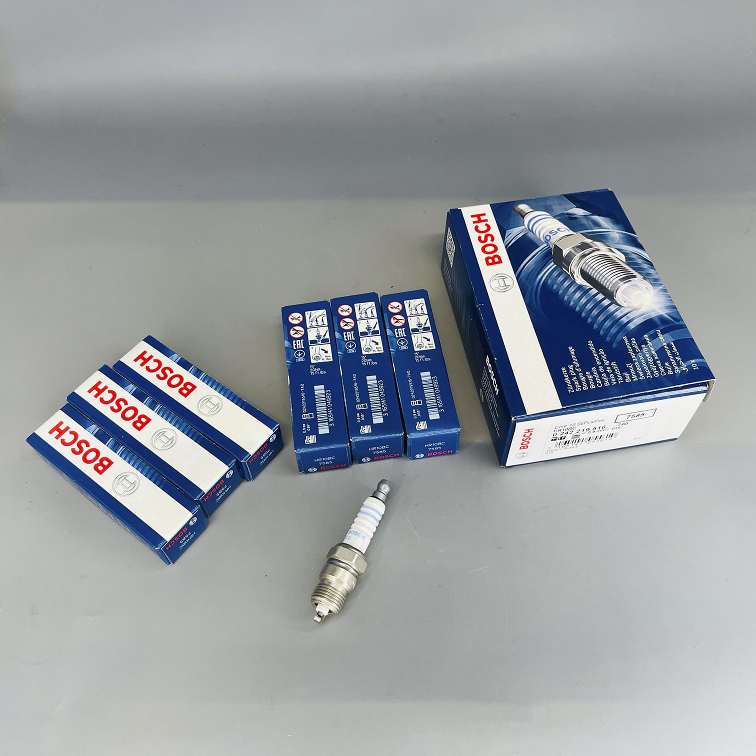Bosch Yttrium Spark Plugs 7585 6PCS For Chevrolet Buick GMC Oldsmobile Pontiac