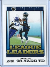 2025 Panini Score Nick Westbrook-Ikhine League Leaders Insert Card 🏈Titans🏈