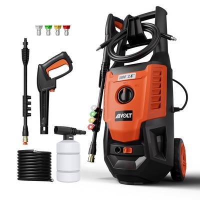 #ad Electric Pressure Washer 3000PSI 2.6GPM Power Washer Electric Powered 1800W W... $141.61