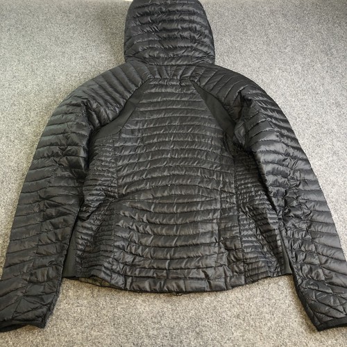 Eddie Bauer First Ascent Down Jacket Womens Medium Black Storm Down 800 - Picture 8 of 9