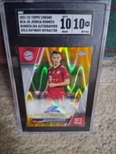 Joshua Kimmich Chrome Bundesliga 2021/22 Gold Wave /10 Auto