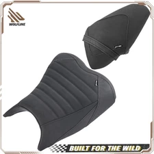 WOLFLINE Rider & Passenger Seat For Kawasaki Ninja 400 Z400 2018-2026 Anti-Slip