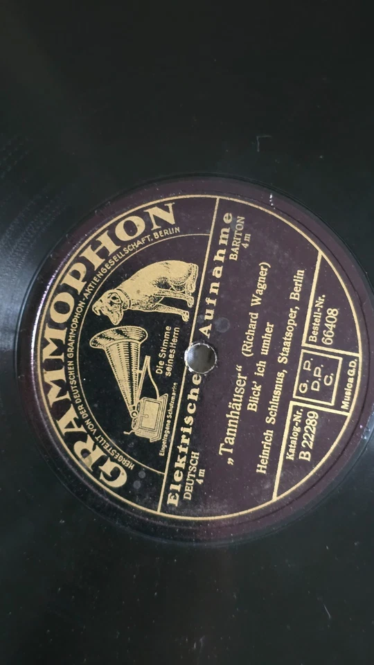 antiquarische Schellack-Plattensammlung (12 Platten) für Grammophon - Bild 4 von 4