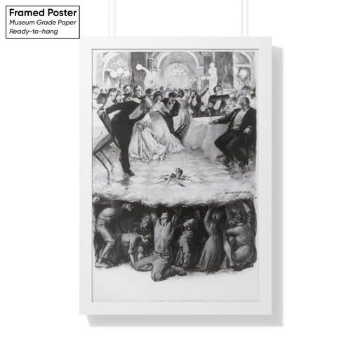 From The Depths Canvas & Poster Wall Art - Dark Academia Painting Print - Picture 13 of 19