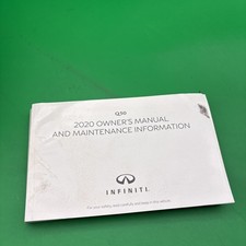 2020 Infiniti Q50 Owners Manual With Free Shipping