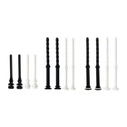 10Pcs 25mm PC Case Fan Anti Noise Reducing Vibration Screw Fan Soft Silicone