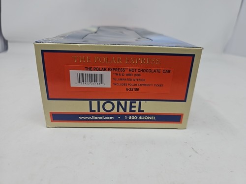 Lionel Polar Express Hot Chocolate Car O Gauge 6-25186 Open Box With Ticket - Picture 8 of 8
