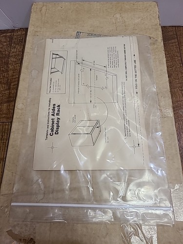 Neu Vintage Amerock Schrankhelfer verstecktes Kochbuchregal C-8602 (OSSD) - Bild 2 von 4