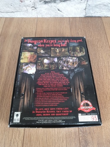 Dungeon Keeper By Bullfrog ~ Original BIG BOX PC Game CDROM - Picture 2 of 9