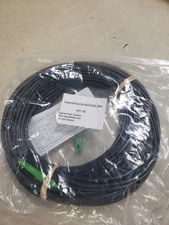 Unbranded Single Mode Simplex 4.8mm Fiber Optic Patch Cable SCA/SCA 100 Feet