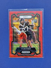 Tyler Nubin Red Wave Rookie RC 2024 Prizm Draft Picks #125 Minnesota NY Giants