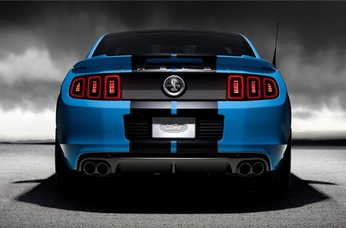 11" BLACK CARBON FIBER VINYL RALLY STRIPES RACING STRIPE For FORD MUSTANG COBRA - Picture 3 of 4