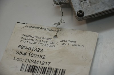 12 13 Honda Civic 37820-R1A-A59 Computer Brain Engine Control ECU