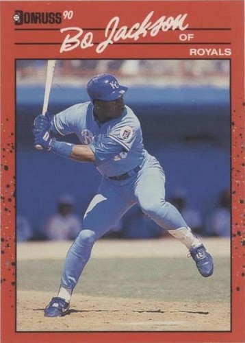 1990 DONRUSS Bo Jackson #61 ERROR CARD (No DOT After INC) PACK