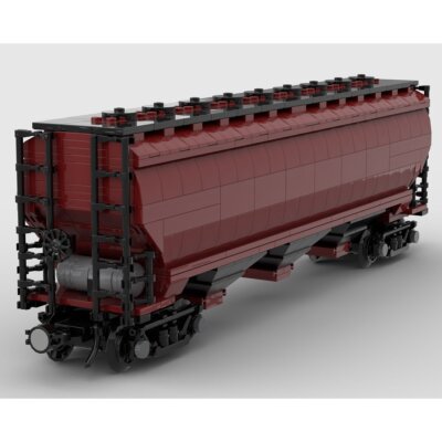 MOC-58578 New Grain Car 725 Stück für 9 Jahre und älter Konstruktionsspielzeuge