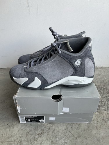 Nike Air Jordan 14 Retro Flint Grey FJ3460-012 Size 10 Ferrari Cool Grey
