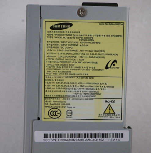 Samsung PST-300DHF9 FSP300-60SBV 300W 80Plus Bronzo Alimentatore ATX - Foto 7 di 8