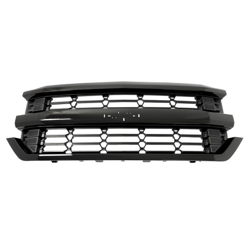 For 2016-19 2017 18 Chevy Silverado 1500 Front Bumper Upper Grill Black 84046156 - Picture 5 of 15