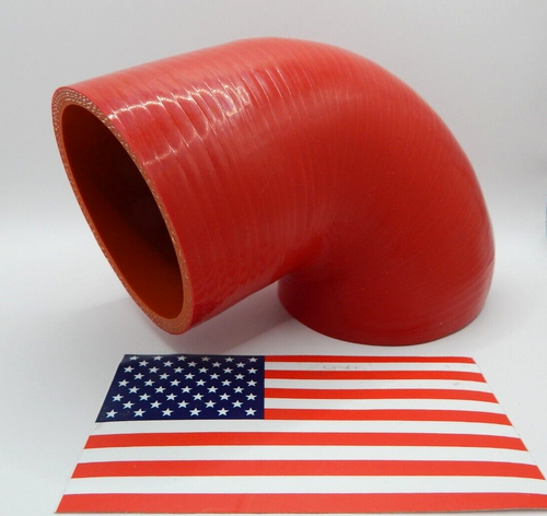 4" to 3.5" inch Silicone Pipe Elbow Turbo Intercooler Coupler 102 89mm 90 Degree - Picture 3 of 4