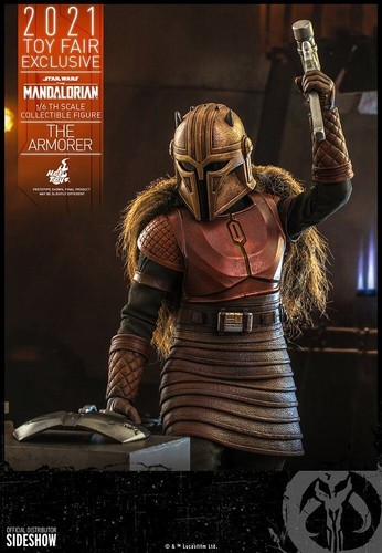 Star Wars The Mandalorian Armorer 1/6 Exclusive 29 cm TMS044 Hot Toys - Foto 8 di 10