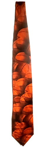 Ralph Marlin Men's Neck Tie "Just Balls - Basketballs" 1995 Sports Coach Vintage - Picture 1 of 3