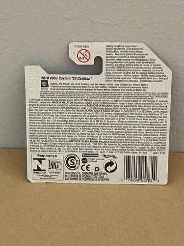 Hot Wheels 2010 Treasure Hunt Custom '53 Cadillac 01/10 Short Card - Picture 3 of 3