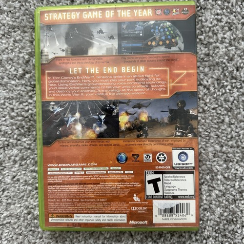 Tom Clancy EndWar Xbox360 Japanische Version/Region Free/Englisches Handbuch/Stimme - Bild 2 von 4