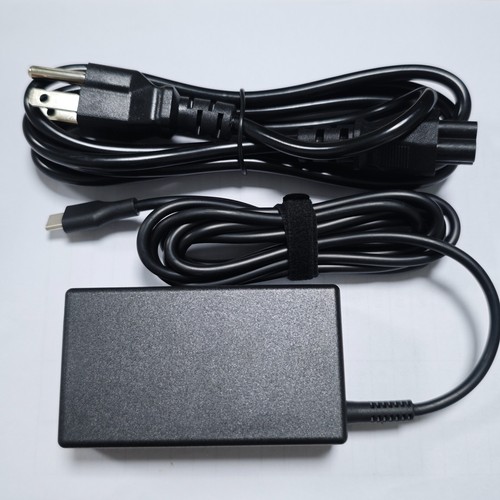 Genuine 65W USB C Type C AC Adapter Charger for HP EliteBook x360 830 840 850 G5 - Picture 5 of 6