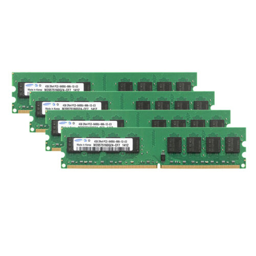 Samsung 16GB Kits 4x 4GB PC2-6400 DDR2 DIMM High Density Memory For AMD CPU #DFG - Picture 4 of 5