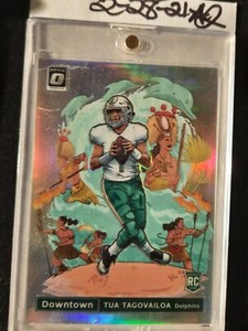 Tua Tagovailoa 2020 Donruss Optic Downtown SSP *CASE HIT*