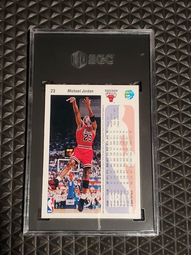 1992-93 Michael Jordan Upper Deck #23 Chicago Bulls Graded SGC - Picture 3 of 4